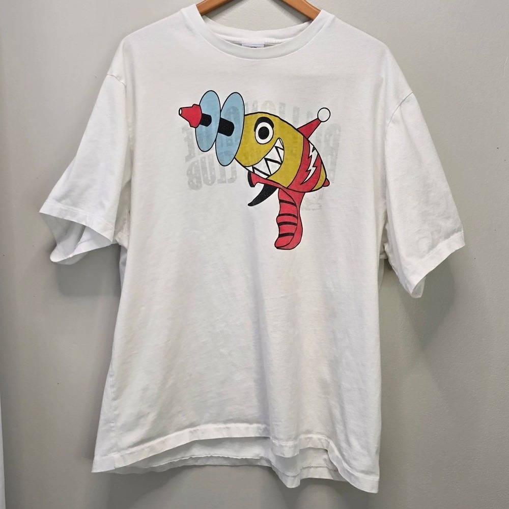 Billionaire Boys Club Raygun Graphic Tee XXL White BBC Streetwear Logo Shirt